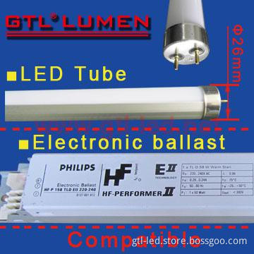 T8 electrical LED tube light ,Compatible with OSRAM and PHILIP circle